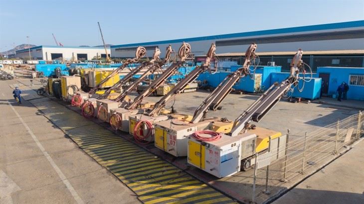 Ship Rust Removal Vehicle factory