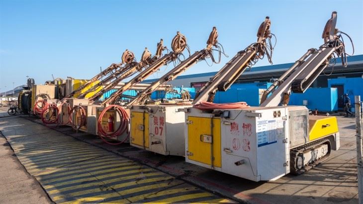 Ship Rust Removal Vehicle high quality